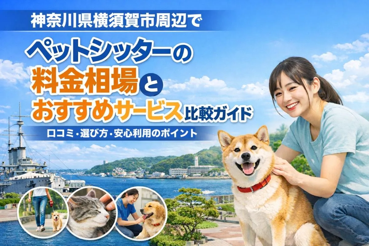 神奈川県横須賀市周辺でペットシッターの料金相場とおすすめサービス比較ガイド|口コミ・選び方・安心利用のポイント