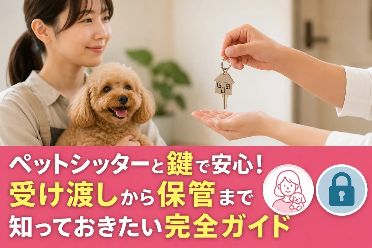 ペットシッターと鍵で安心!受け渡しから保管まで知っておきたい完全ガイド